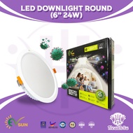 EV SUN LED DOWNLIGHT 6' ( ROUND & SQUARE )