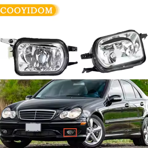 Bumper Fog Light Driving Fog lamp Without Bulb For Benz W203 C230 C240 C320 C350 W215 CL500 CL600 W2