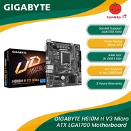 GIGABYTE H610M H V3 DDR4 MATX LGA1700 Motherboard