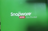 Snapware Pyrex 1.4 L Divided Glass Storage - 4 pcs set