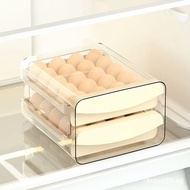 Egg Storage Box Drawer Double-Layer Fresh-Keeping Egg Storage Box Pack Egg Storage Box Storage Box F
