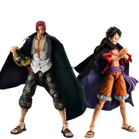 Mega House Genuine VARIABLE ACTION HEROES Series Munch D. Luffy Ver.1.5 and Red Haired Shanks Ver.1.