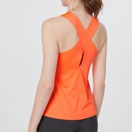 Women's Tank Top Yoga Pilates Sports Singlet Back Cross Loose Comfortable Outdoor Running Vest