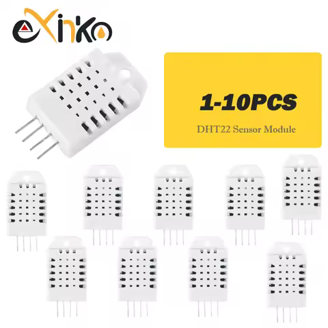 1-10pcs DHT22 Sensor Module DHT-22 Digital Temperature and Humidity Temperature Sensor Diy Kit