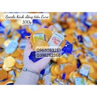 French Hamlet Chocolate Euro Coin Shape (100g/bag)