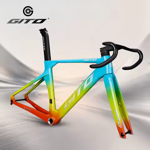 GITO Carbon Fiber Road Bike Frame for Racing Bicycles Lightweight Cycling Equipment Regular Toray T8