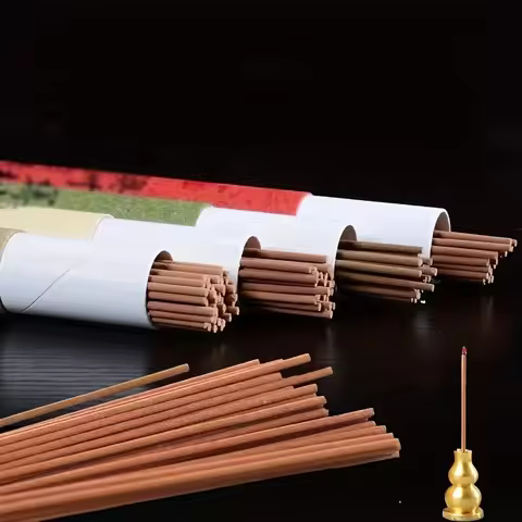 40Pcs Home Incense Stick Natural Sandalwood Incense Sticks Aroma Blessing Ceremony Pray Buddha Incen