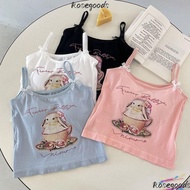 ROSEGOODS Sleeveless Top, Gentle  Tank Top, Cute Causal Sweet Rabbit Print Graphic Vest Summer