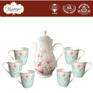🔥NEW DESIGN 🔥Vantage, Jug + Mug Tiffany Blue Magnolia