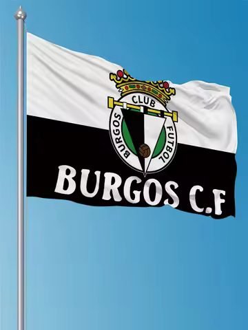 90X150CM 3X5FT Football Flag Flag to Hang Flags for Rooms Banner B-burgos CF Wall Decoration Funny F