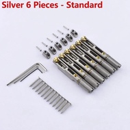 Stainless Steel Headless Guitar Bridge Single Fret Fanned Guitar Bridge 1 Set 6 String 7 String 8 St