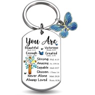 Bible verse stainless steel Keychain