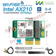 PCIe WiFi Bluetooth Adapter PCI Express x1 Wireless Card AX210 6 6E AC