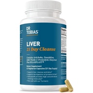 Dr. Tobias Liver 21 Day Cleanse, Herbal Liver Detox Cleanse with, Dandelion Root & Extract, Supports