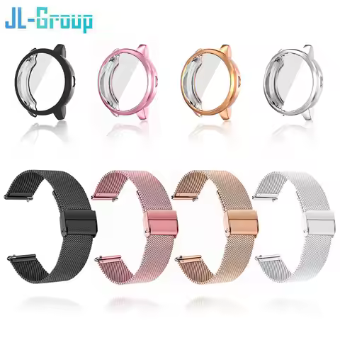 18mm 22mm Metal Strap For Garmin Venu 3S Band With TPU Case Soft Screen Protector Garmin Venu 3 Brac