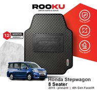 Rooku Car Mat Honda Stepwagon 8 Seater 2015-Present 4th Gen Facelift