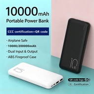 【SG Seller 】for China QR Code CCC Power Bank Fast Charge 20000mAh PowerBank Portable Charger for IPh