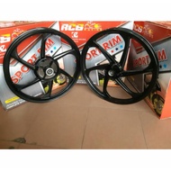 SPORT RIM (RCS688) FOR YAMAHA LC 135 (BLACK/GOLD)