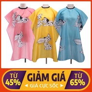 Adorable Dalmatian Dog Waterproof Hair Cutting Cape for Children [Guaranteed to Look Like the Pictur