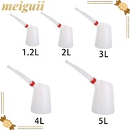 MEIGUII Oil Measuring Jug, Plastic with Pouring Spout Container Oiler, Universal 1.2/2/3/4/5 Litre O