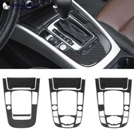 QUENNA Carbon Fiber Center Console Gear Shift Panel Cover Trim For Audi A4L A5 2009 - 2016 Q5 2010 -