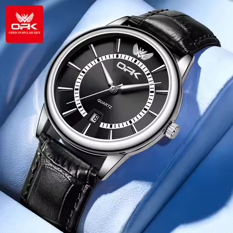 OPK brand men's waterproof quartz watch 6036