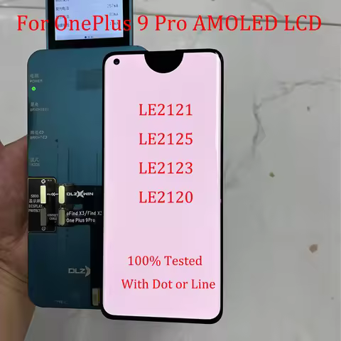 6.7'' Super AMOLED 9Pro Display For OnePlus 9 Pro Defected LCD Display Touch Screen Digitizer Assemb