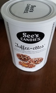 See's Candies Toffee-ettes 1 lb (Fresh, imported from U.S.)