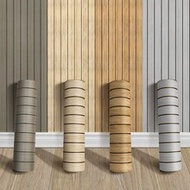 1 Roll Brown Decorative Wood Plank Wallpaper, Self-Adhesive Wood Panel For Living Room, Cabinet, Siz