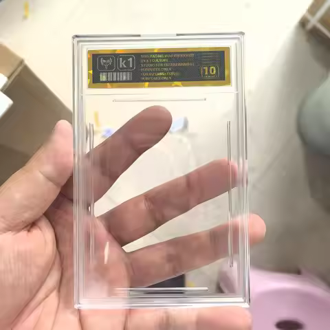 Diy Self Made Bgs Rating Card Brick Hd Transparent Card Collection Acrylic Card Tiles OPCG PTCG Rati