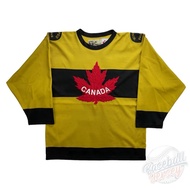 CANADA TEAM WINNIPEG FALCONS WORLD CUP OF HOCKEY GOLD JERSEY Size L