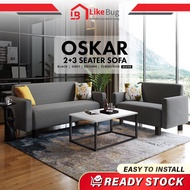 ⚡️LIKE BUG⚡️ OSKAR Fabric Sofa / sofa murah / sofa set / sofa 2 seater / sofa 3 seater / 1 Year Warr