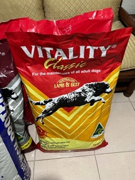 Vitality Classic Adult Dog Food 1 Sack 15kgs Lamb and Beef