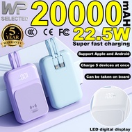 【3C Certification 】Magnetic 3C Powerbank 20000mAh Wireless Powerbank Fast Charging Powerbank Camping