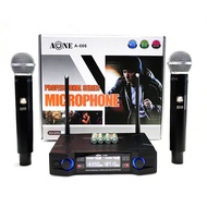 New ไมโครโฟนไร้สาย wireless microphone ไมค์ ไมค์ลอย มือถือ ยี่ห้อ A-ONE รุ่น A-666