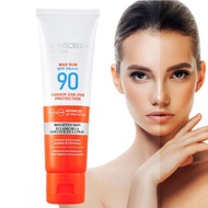 Spf 90 Facial Sunscreen Whitening Sun Cream Sunblock Skin Protective Cream Anti Sun Facial Protection Sunscreen Cream For Unisex