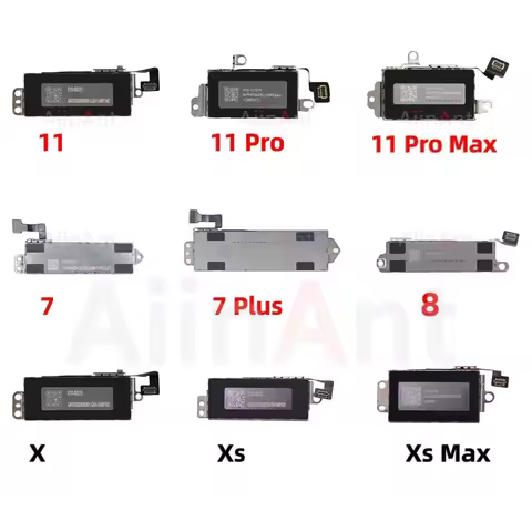 AiinAnt For TAPTIC ENGINE Vibrator Motor Flex Cable For iPhone X Xr Xs 11 Pro Max 7 8 Plus Phone Mot