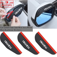 ISUZU Universal Carbon Fiber Car Rain Eyebrow Protector Auto Parts Side Mirror Rain Eyebrow For Pant