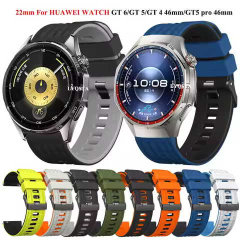22mm Strap Watchband for Huawei Watch GT 6 Pro 46mm Smart Wriststrap Bracelet for Huawei Watch GT 6 