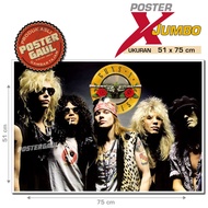 XJumbo GUNS N ROSES Poster #XJFJP244 - size 51 x 75 cm