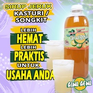 Sirup Jeruk Kalamansi / Sirup Jeruk Kasturi / songkit / sonkit Giwi Gewi BENGKULU es jeruk