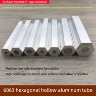 6061 Hollow Hexagonal Round Tube Outer Square Inner Circle 6063 Hexagonal Aluminum Tube Hexagonal Sq