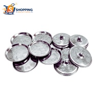12-Piece Stainless Steel Coaster & Coaster Set