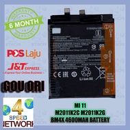 Compatible For Xmi Mi11 5G M2011K2C M2011K2G BM4X 4600mAh Battery Mi 11 Bateri 4X M2O11K2C M2O11K2G 