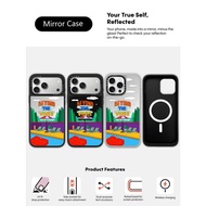 CASECASE X Beyond The Vines Poolside Case Black&Sliver Mirror Magnetic Suction IPhone Case For IPhon