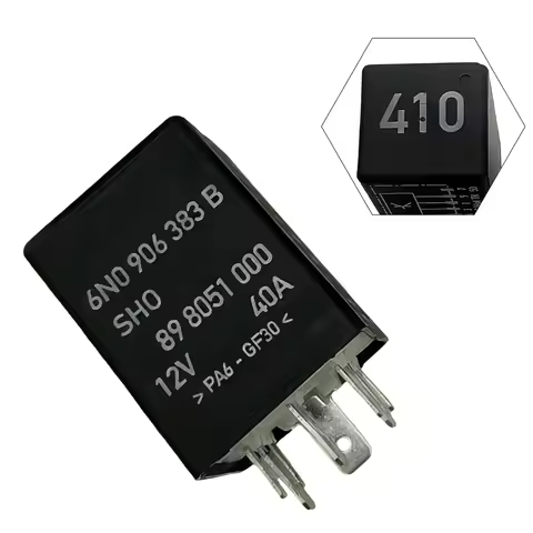 Fuel Pump Relay 12V 40A For Seat 1996-2010, OE Replacement Part No. 6N0906383B Compact Electrical Ig
