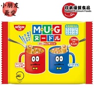 日清 - MUG 杯仔迷你拉麵 海鮮及清湯醬油味 2款4小包 [新舊包裝隨機出貨]