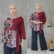 top sale blus batik modern atasan batik wanita muslim baju kondangan