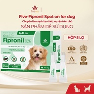 Small Dog Neck Supports Flea and Lice Control FIVEVET – Five-Fipronil Spot On For Dog