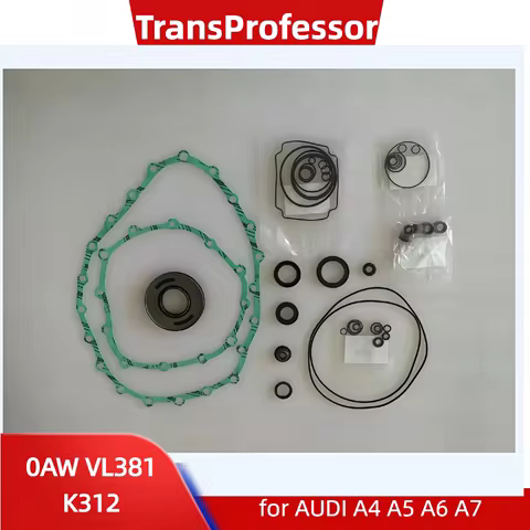 Transprofessor 0AW CVT Transmission Gearbox Rebuild VL381 K312 Repair Overhaul Gaskets Oil Seals Kit